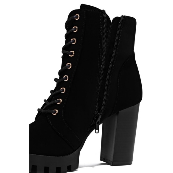 ๐๐๐จ๐ฉ ๐๐๐ฏ๐ 6 ๐ค๐Detachable Embellished Strap Boot - BLACK - Picture 6 of 10